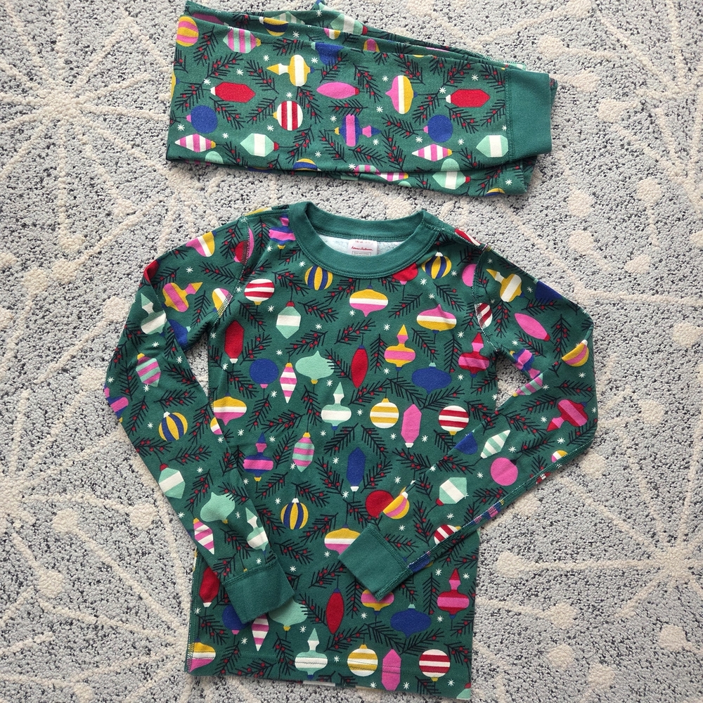 Hanna Andersson Christmas Ornament Long John Pajamas